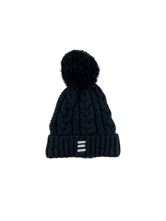 Beanie Vogue "Bommelmütze" mit Muster & Stick