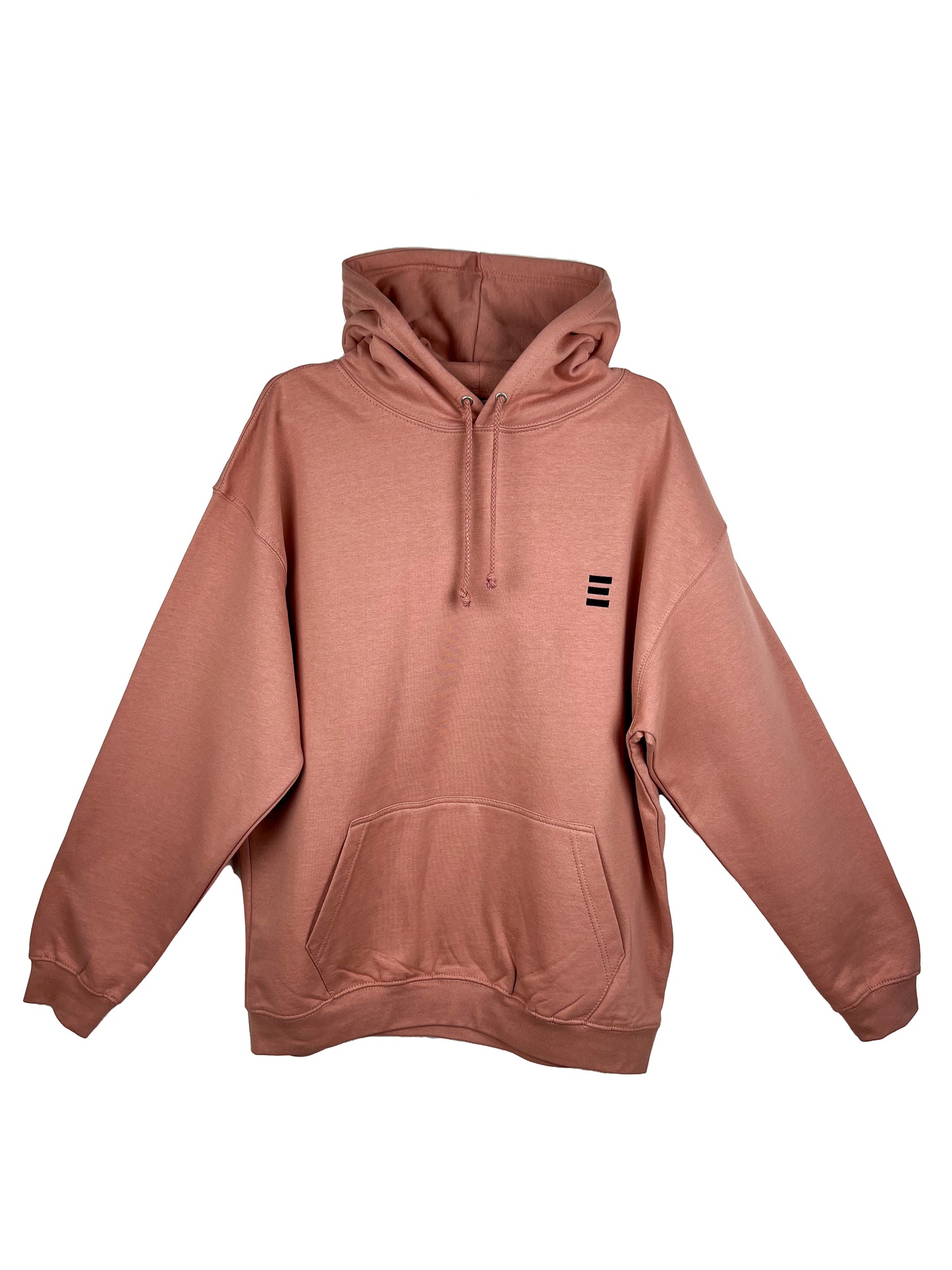 Hoodie lachsfarben mit Stick College Hoodie