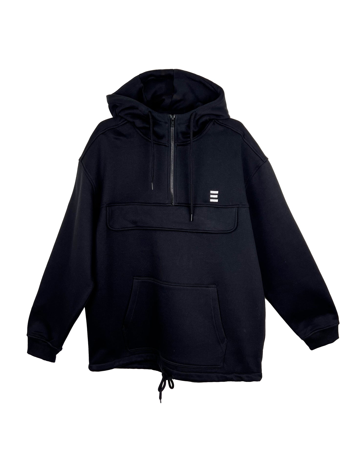 Premium Hoodie mit Brusttasche und Logostick Sweat Pull Over Hoody