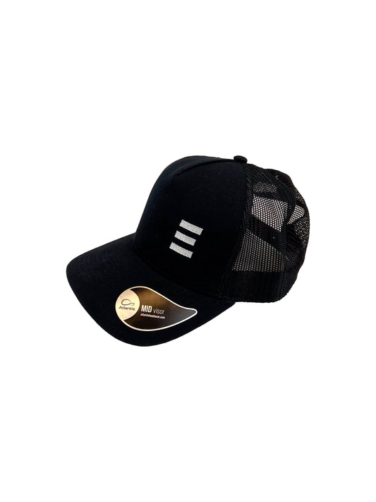 Schirmmütze schwarz Rapper Jersey Cap